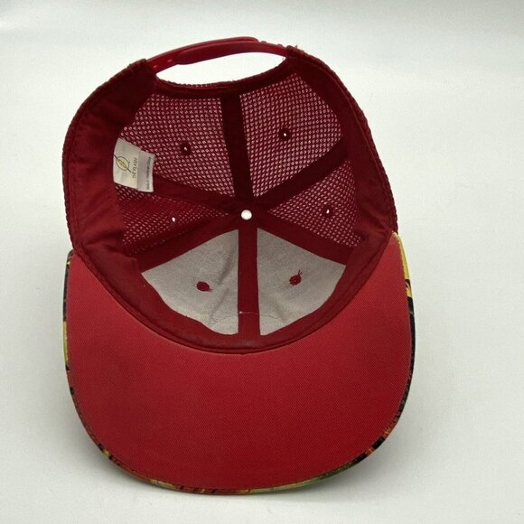 The Flash Baseball Cap Hat Adjustable Red DC Comics Print on Bill Lightning Bolt - Picture 9 of 11